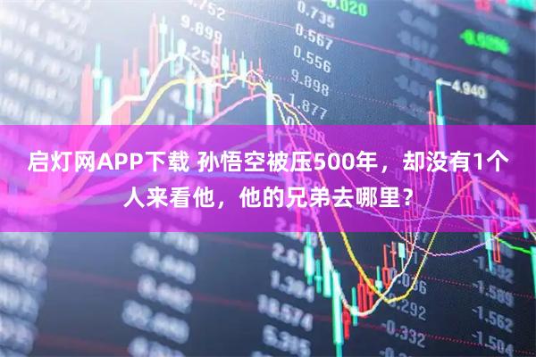 启灯网APP下载 孙悟空被压500年，却没有1个人来看他，他的兄弟去哪里？